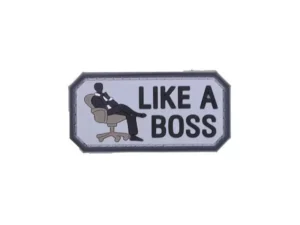 Airsoft Patch Amblem - 3D PVC LIKE A BOSS