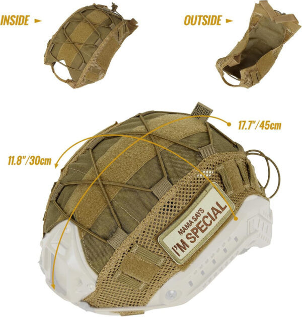 Halmet Cover / Pokrivac za kacigu TAN AIRSOFT