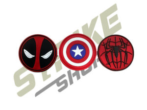 Airsoft Patch Amblem - 3D PVC Deadpool/Spiderman/ CA