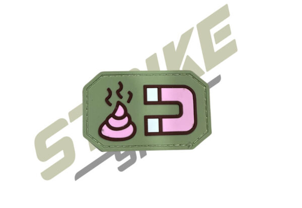 Airsoft Patch Amblem - 3D PVC Magnetic Poop