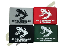 Airsoft Patch Amblem - 3D PVC FROGMAN