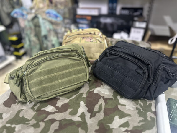 TAKTIČKA BUBREG TORBA / PEDERUŠA AIRSOFT crna