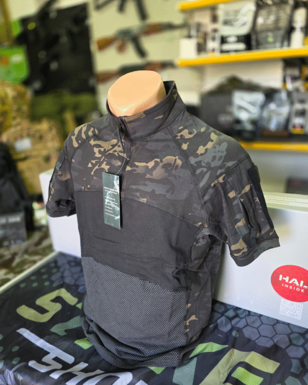 Airsoft Takticka Combat majica -Multicam Black M