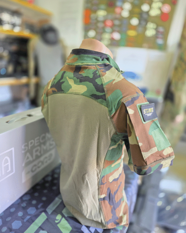 Airsoft Takticka Combat majica - Woodland M