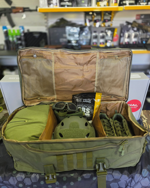 Airsoft kamping Ranac / Torba 60 L Zelena