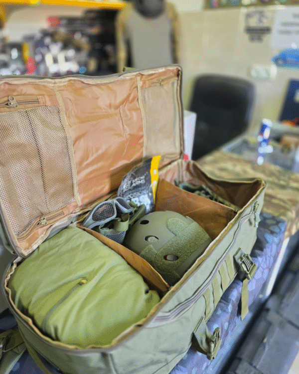 Airsoft kamping Ranac / Torba 60 L Zelena