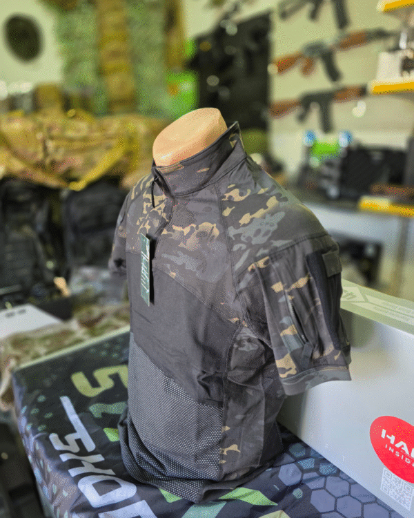 Airsoft Takticka Combat majica -Multicam Black XXL
