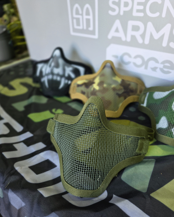 Airsoft zastitna maska za lice - Zelena