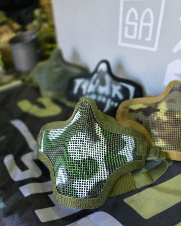 Airsoft zastitna maska za lice - Zelena MC