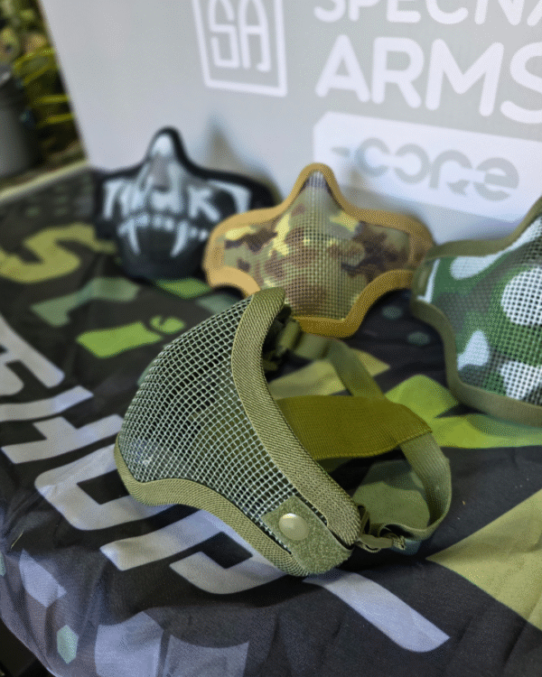 Airsoft zastitna maska za lice - Zelena MC