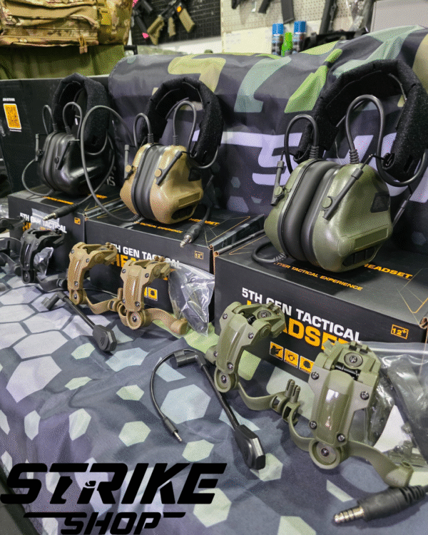 AKTIVNI ANTIFONI / slusalice za Airsoft Zelena