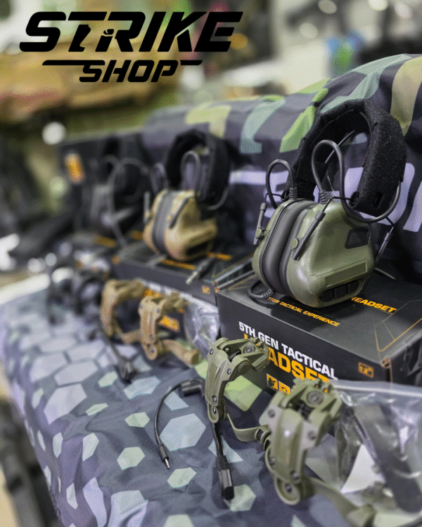 AKTIVNI ANTIFONI / slusalice za Airsoft Zelena