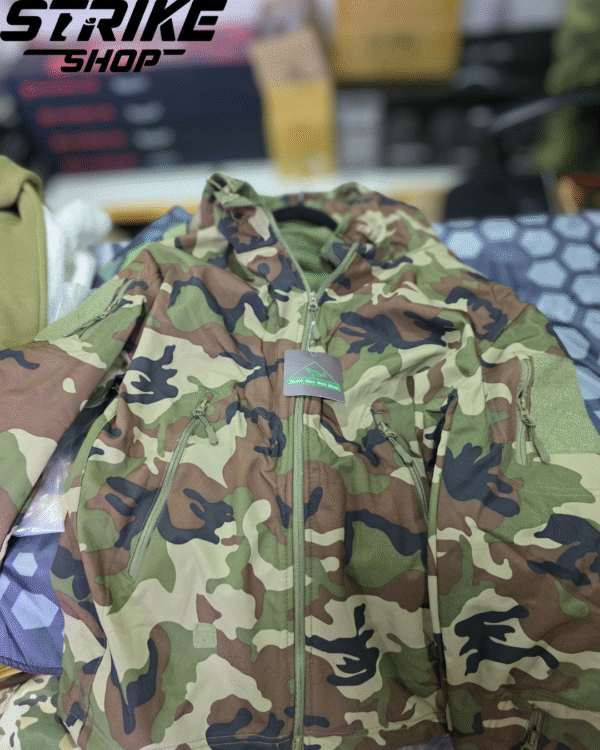 Soft Shell Jakna Woodland - Airsoft ( outdoor ) XL