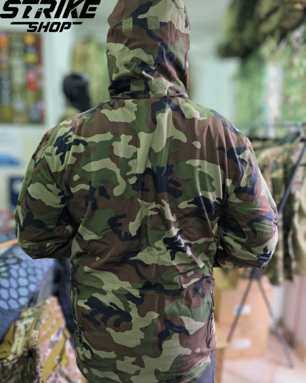 Soft Shell Jakna Woodland - Airsoft ( outdoor ) XL