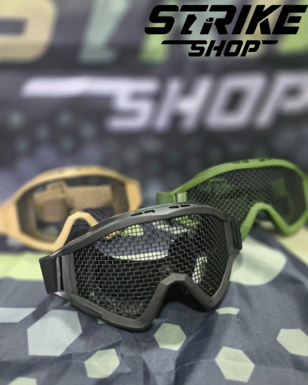 AIRSOFT ZAŠTITNE NAOČALE MESH Crne