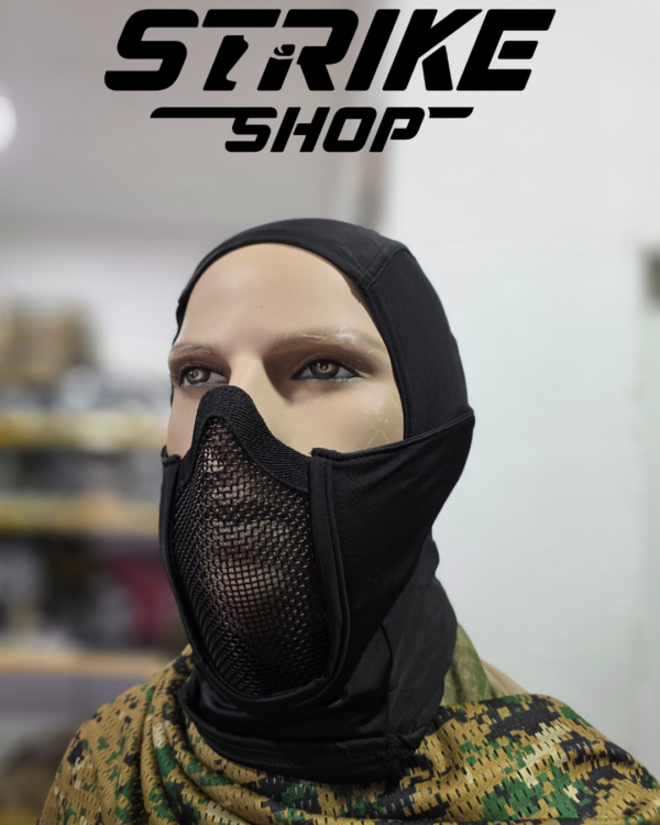 Airsoft zastitna maska i fantomka za lice Zelena