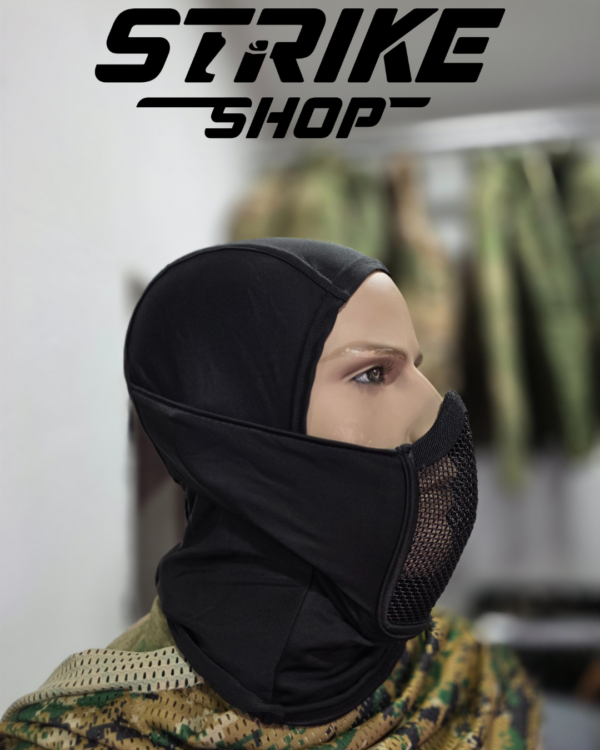 Airsoft zastitna maska i fantomka za lice Zelena