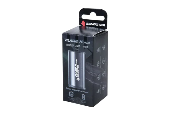 Airsoft Tracer E-Shooter FLARE MONO Silencer Black