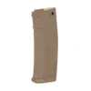 AIRSOFT MID CAP MAG M4/ M16 - 125 bbs TAN