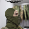 Airsoft zastitna maska i fantomka za lice Zelena