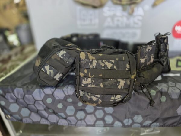 Yakeda Combat Belt / Kaiš sa nastavcima Multicam Black