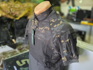 Airsoft Takticka Combat majica -Multicam Black M