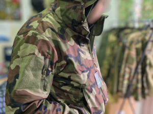 Soft Shell Jakna Woodland - Airsoft ( outdoor ) XL