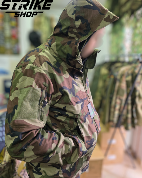 Soft Shell Jakna Woodland - Airsoft ( outdoor ) XXXL