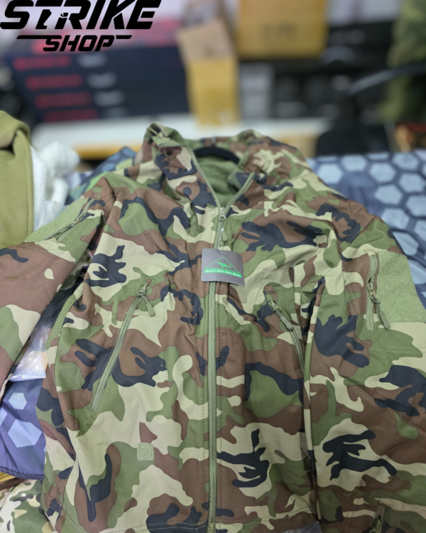 Soft Shell Jakna Woodland - Airsoft ( outdoor ) XL